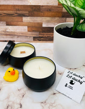 Load image into Gallery viewer, 4 oz. Tin 100% Soy Wax Scented Candle
