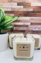 Load image into Gallery viewer, 14 oz. Square Jar 100% Soy Wax Candle
