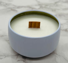 Load image into Gallery viewer, 4 oz. Tin 100% Soy Wax Scented Candle
