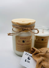 Load image into Gallery viewer, 20 oz. Wood Lid Jar With Wood Wick Candle
