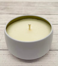 Load image into Gallery viewer, 4 oz. Tin 100% Soy Wax Scented Candle
