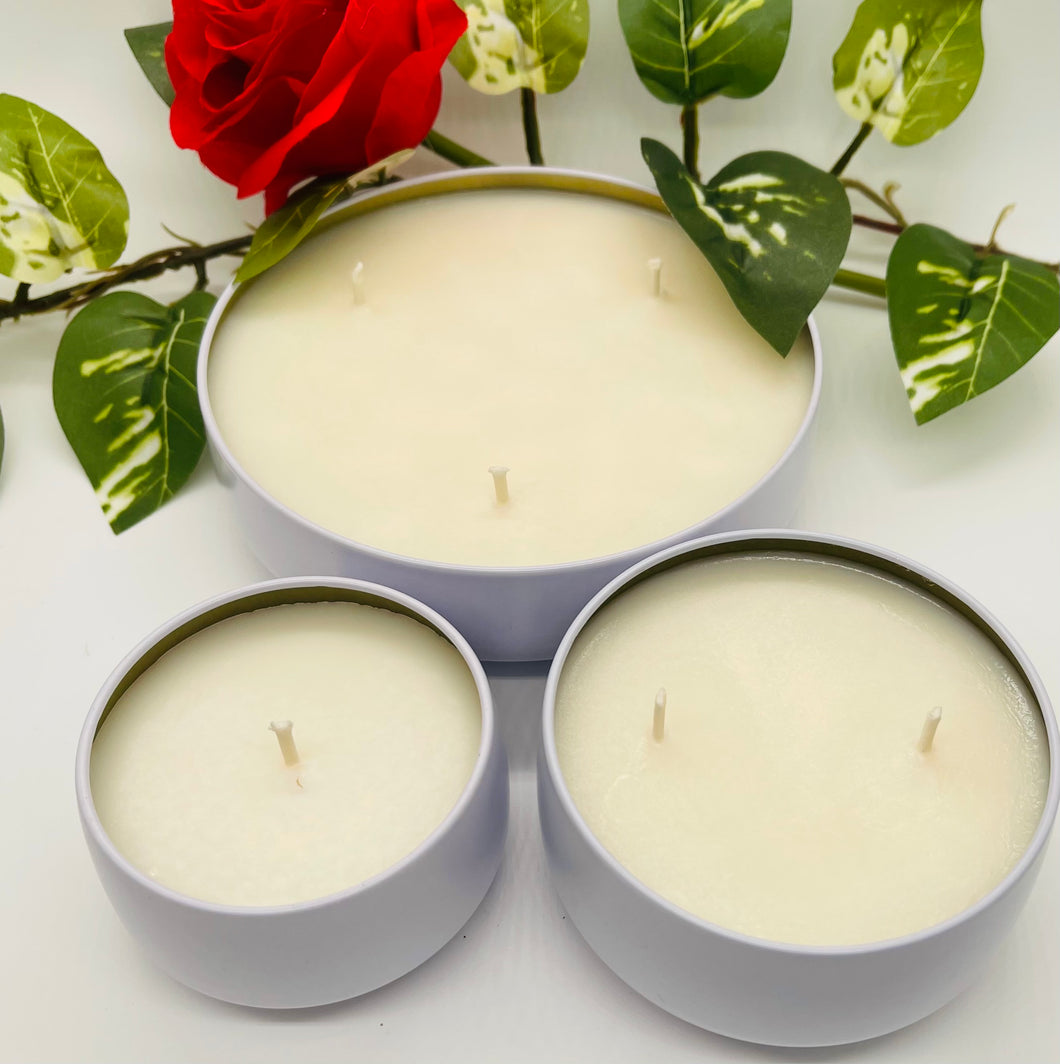 16 oz. Flat Tin 100% Soy Scented Candle